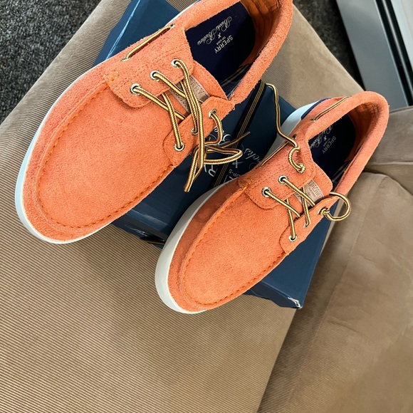 Sperry x Brooks Brothers A/O Cup 3-Eye Suede Loafer- NWT - Picture 4 of 9